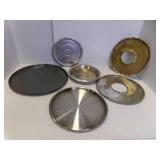 Pizza Crisper Pan - Metal Serving Trays - Metal