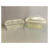 Vintage Westinghouse Clear Glass Refrigerator