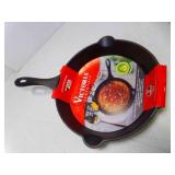 NEW Victoria Pre Seasoned Cast Iron Skillet 10"
