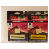 2 TruGlo Glo Dot Fiber Optic Gun Sight