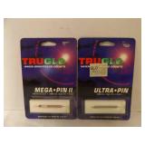 2 TruGlo Ultra Pin Bow Sight Pins .040 Dia. 8-32