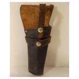 Vintage Black Leather Holster - Right Hand