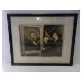 Per Seller Print of Painting Abraham Lincoln w/Mr.