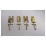 Monogram "HOME" Wall Hooks Made by Collective Home