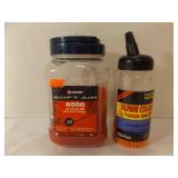 2 Partial Containers of 6mm Plastic Air Soft BBs