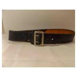 Vintage Black Leather Police Duty Belt