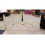 Vintage White Wooden Twin Trundle Bed Frame