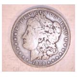 1886 MORGAN DOLLAR, O MINT