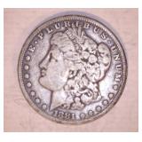 1881 MORGAN DOLLAR, S MINT