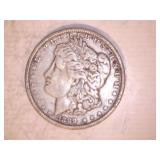 1889 MORGAN DOLLAR, NO MARKINGS 1889 MORGAN DOLLAR, NO MARKINGS