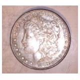 1889 MORGAN DOLLAR, NO MARKINGS 1889 MORGAN DOLLAR, NO MARKINGS