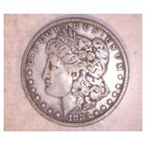 1883 MORGAN DOLLAR, NO MARKINGS 1883 MORGAN DOLLAR, NO MARKINGS