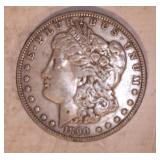 1890 MORGAN DOLLAR, NO MARKINGS 1890 MORGAN DOLLAR, NO MARKINGS