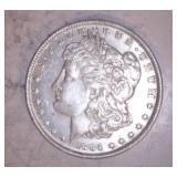 1884 MORGAN DOLLAR, O MINT 1884 MORGAN DOLLAR, O MINT