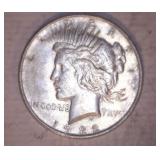 2 - 1922 PEACE DOLLARS, NO MARK