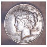 3 - 1922 PEACE DOLLARS, NO MARK 3 - 1922 PEACE DOLLARS, NO MARK