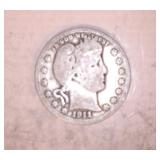 1911 QUARTER DOLLAR, D MINT 1911 QUARTER DOLLAR, D MINT