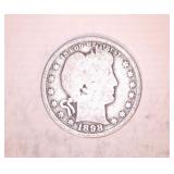 1898 QUARTER DOLLAR, S MINT 1898 QUARTER DOLLAR, S MINT