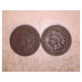 1880 and 1887 INDIAN HEAD PENNY 1880 and 1887 INDIAN HEAD PENNY