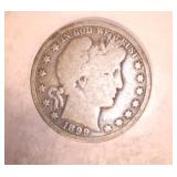 1899 BARBER HALF DOLLAR