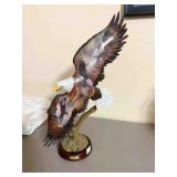 Eagle sculpture, by Ted Blaylock, 20" tall