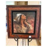 Textured artwork "Morning Sun II" by Lee Bogle