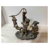 Pewter Statue, 11" tall
