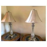 2-table lamps, 35" tall
