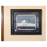 Native American Print 20" 24" frame