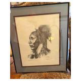 "Indian Heritage" by Dan Brewer, 26" x 30"