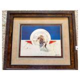 Framed limited edition Lithograph "Out of the Past