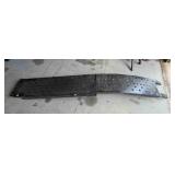 Steel folding ramps, 12½" wide, 89" long
