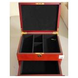 jewelry box, 7" x9" x 6" tall