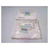 2 NEW White Pure Silk Drapery Panels 42" X 84"