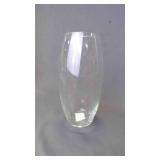 Classic Clear Glass Capsule Vase 10" x 3" x 5"
