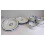 9 Vintage Dansk Bistro "Maribo" Kitchen Ware Set