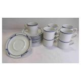 18 Vintage Dansk Bistro "Maribo" Mug & Plate Set