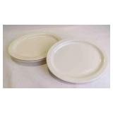 3 Vintage Smooth Oval "Buffalo China" Platters