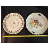 2 China plates, 9ï¿½" diameter
