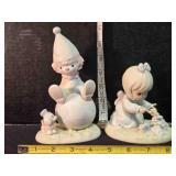 2 Precious Moments figurines