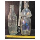 Carrie Nation figurine bottle, J.L. Tuttle bottle