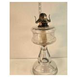Oil lamp base, vintage style, 11" tall