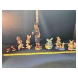6 figurines; 5 bunnies, Boyd