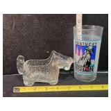 Scottie dog creamer, KY Derby glass1995