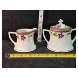 Porcelain  Creamer & Sugar set, Japanese
