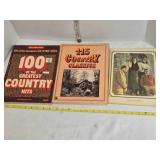 3 Songbooks, 2 Country