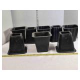 8 furniture risers, 6" tall