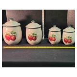 Casuals canister set by China Pearl, 4 piece