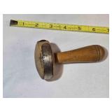 Vintage wooden sock darner, 4" long