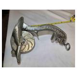 Vintage hand-cranked cast iron cherry stoner